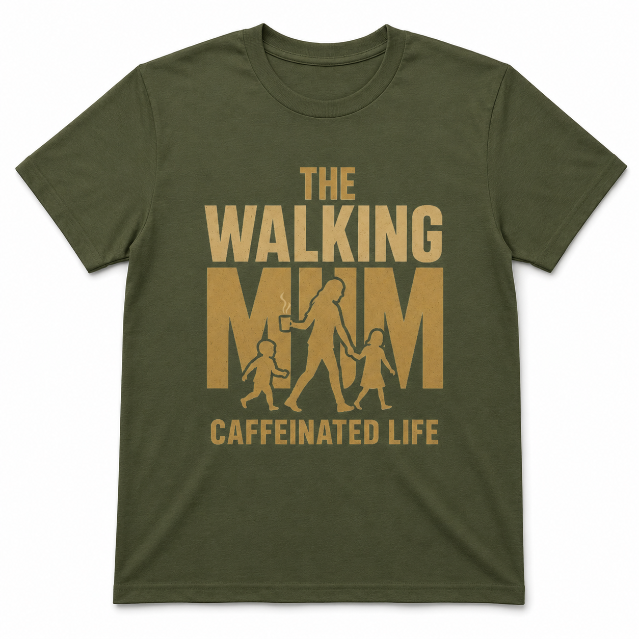 THE WALKING MAM CAFFEINATED LIFE T-Shirt